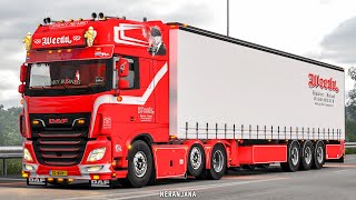 DAF XF106 480 Weeda Transport Combo Pack  ETS2 Mods v139 [upl. by Pressman]