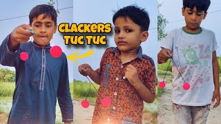 Clackers TUC TUC Game  how to play clackers tak tak  Clackers toy ball  1970s Clackers [upl. by Hare687]