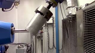 NRC coldspray of a permanent magnet to the inside surface of a cylinder [upl. by Llieno247]