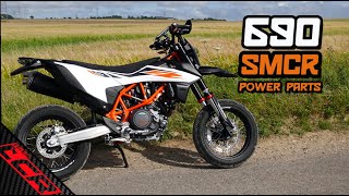 KTM 690 SMCR Long Term Test  Power Parts Fitted [upl. by Buchheim]