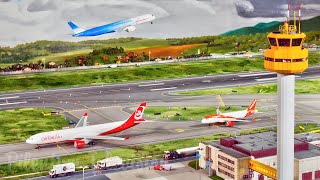 Model Airport Diorama  The World of Aviation with Moving Planes and Aircraft at Miniatur Wunderland [upl. by Sebastian131]