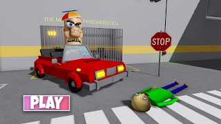 MR SPRINKLES CAR RIP BALDI BARRYS Walkthrough Full GAMEPLAY roblox obby [upl. by Yi]