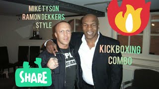 Ramon Dekkers Mike Tyson Combo  13 [upl. by Bogie228]