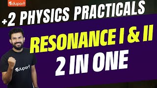 Plus Two Physics Practicals  Resonance 1 amp 2  Eduport Plus Two [upl. by Callery]