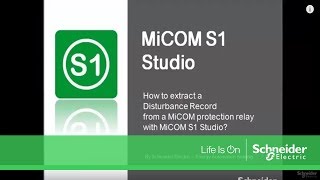 How to extract Disturbance Record with easergy Studio [upl. by Ojeitak765]