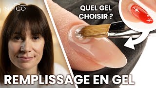 Remplissage des ongles en gel étape par étape  quel gel choisir  Indigo Nails Français [upl. by Doersten157]