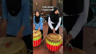 The real diajarin Bocil main DHOL😅  Pola tamatam gampangkan [upl. by Yatnoed449]