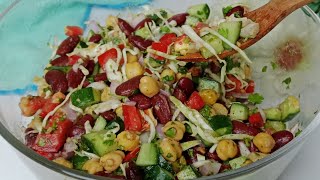 Red Bean Salad Recipe Healthy Protein Salad  Rajma Salad by Chatkhare dar khane [upl. by Rao]