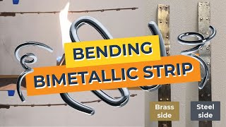 Which way does a bimetallic strip bend when heated [upl. by Phenice]