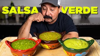 Salsa Verde Secrets The 3 Most Popular amp Delicious Recipes Jalapeño Tomatillo  Guacamole [upl. by Sakhuja]