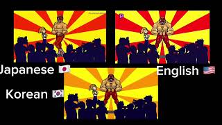 Ringside Rhythm Heaven Fever Language Comparision [upl. by Yumuk]