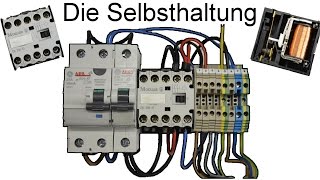 Schützschaltung  Selbsthaltung [upl. by Oemac666]