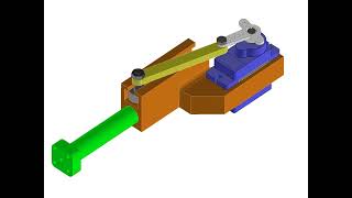 Linear motion animation with MG90s servo YouTube [upl. by Peta]