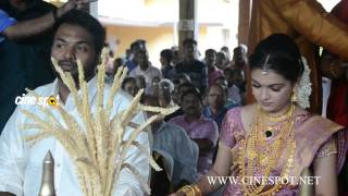 Actress Saranya Mohan and Dr Aravind Marriage Video [upl. by Rodman]