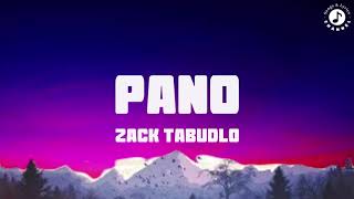 Pano Lyrics Video  Zack Tabudlo [upl. by Becket]