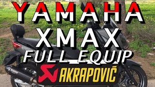 YAMAHA XMAX 125 CON AKRAPOVIC [upl. by Anit]