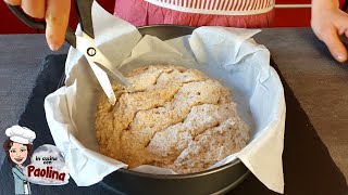 Pane fatto in casa senza lievito Lo prepari in un’ora senza impastare Soda bread [upl. by Haines]