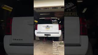 EQUAL LENGTH exhaust 2016 Tahoe w xpipeVIBRANT mufflers tahoe exhaust exhaustclip L83 53l [upl. by Yecram]