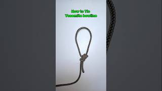 How to tie bowline Yosemiteshortsfeed knottying rope tieknot bowline diy tieknot shorts yt [upl. by Esej328]