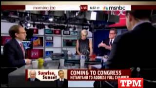 Morning Joe Piles On Scarborough Youre Wrong On Netanyahu Speech [upl. by Ahcurb]