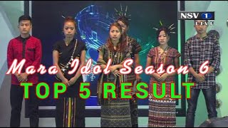 Mara Idol Top 5 Result  Mara Idol Season 6 2021 [upl. by Ahsemac]