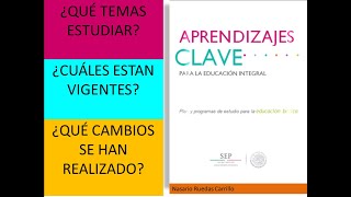 Aprendizajes Clave Para la Educación Integral ¿Qué estudiar [upl. by Massingill]