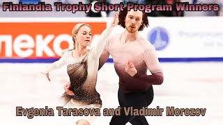 Evgenia Tarasova And Vladimir Morozov Won The Short Program At Finlandia Trophy [upl. by Ecidna921]