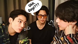 ENG SUBS Jimin EXPOSING Taekook in VMINKOOK Vlive Taekook Moments [upl. by Barnum]