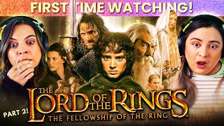 LORD OF THE RINGS THE FELLOWSHIP OF THE RING  FIRST TIME WATCHING Part 2 of 2 [upl. by Yvonne364]