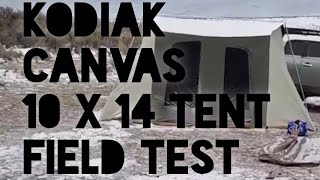 Kodiak 10x14 Tent  Surviving in the field where others failed [upl. by Asselam]