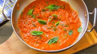 Basic Tomato Sauce from fresh San Marzano  Flavor Quotient [upl. by Croft]