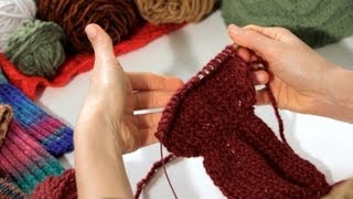 How to Do a Gathered Stitch  Knitting [upl. by Brigitte]