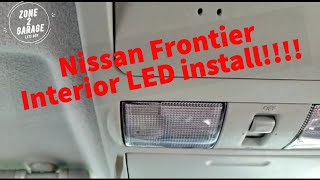 Nissan Frontier interior LED Install [upl. by Kent449]