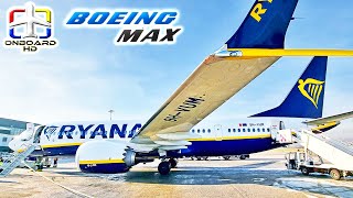 TRIP REPORT  First Flight on Ryanair B737MAX  Bratislava to Milan Bergamo  RYANAIR Boeing 737 MAX [upl. by Dyal]