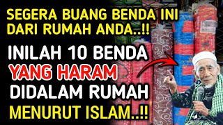 BUANG SEKARANG‼️10 Barang HARAM Yang Wajib Dibuang Dari Dalam Rumah Anda Menurut Islam [upl. by Jammal]