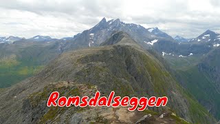 Fjelltur Romsdalseggen  Åndalsnes  20240719  4k [upl. by Yekcin]