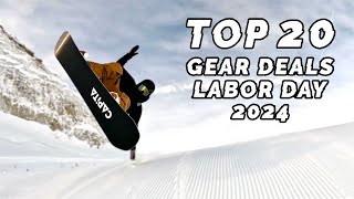 Top 20 Snowboard Gear Deals  Labor Day 2024 [upl. by Sackville]