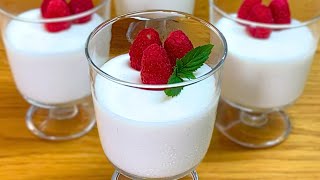 PANNA COTTA quotLIGHTquot preparata senza Gelatina [upl. by Oicanata474]