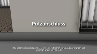 Putzabschlussprofil mit Armierungsgewebe  Wärmedämmung  WDVS  FassadendämmungVerarbeitung [upl. by Marala]