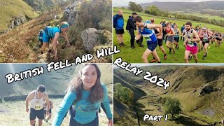 British Fell and Hill Relays 2024  Part 1  Leg 1 and some leg 2  featuring Trollers Gill [upl. by Hungarian936]