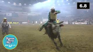 Midwest Horse Fair PRCA Rodeo on April 19 amp 20  2024 [upl. by Airdnax989]