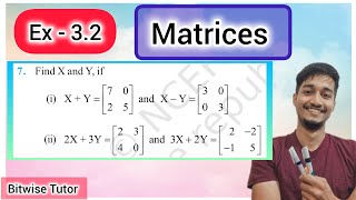 Class 12 Ex 32 Q7 Maths  Ex 32 class 12 maths q7  Question 7 exercise 32 Class 12 [upl. by Gnouc753]