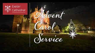 ADVENT CAROL SERVICE FROM EXETER CATHEDRAL [upl. by Ytram]