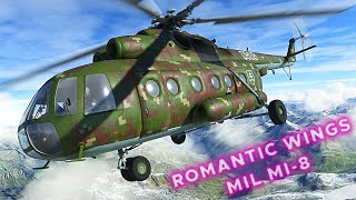 Romantic Wings MIL MI8  17 TWIN TURBINE HELICOPTER Review MSFS 4K [upl. by Aita]