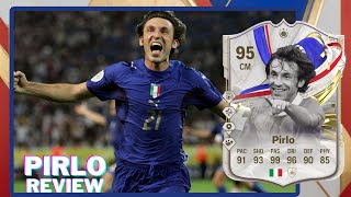 AUNQUE NO MEJORÓ ¿VALE LA PENA 🤔 Andrea Pirlo 95 GREATS OF THE GAME Review EA FC 24 [upl. by Amrita]