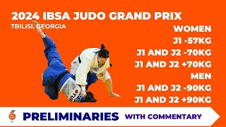 IBSA Judo Grand Prix Tbilisi 2024  Day 2 Commentated [upl. by Ahseinat]