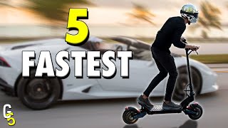 Top 5 Fastest Electric Scooters In The World You Can Buy [upl. by Ethelinda]