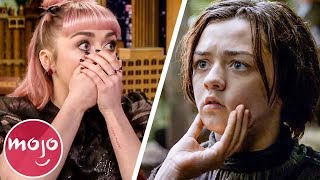 Top 10 Awesome Maisie Williams Moments [upl. by Sunil]