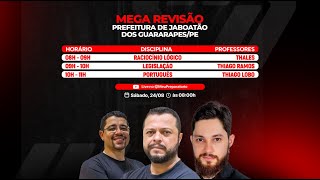 JABOATÃO DOS GUARARAPESPE  MEGA REVISÃO [upl. by Reifnnej]