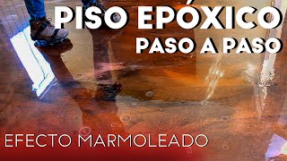 MINICURSO EPÓXICO  Haciendo un Piso con Efecto MARMOLEADO  CREATEYOU [upl. by Serene]